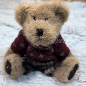 Vintage Boyds Plush Bear‎ Jointed Bear Sweater Pants 1364 Animal Stuffed Toy